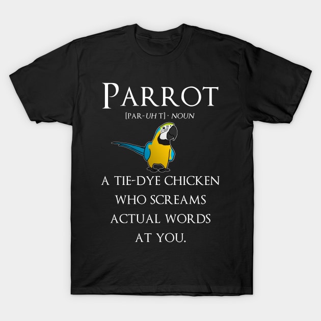 Parrot Definition T-Shirt by Psitta